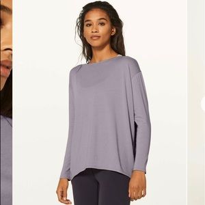 Lululemon Back in Action long sleeve.